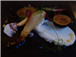 goat curd cheese and fig